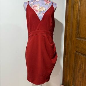 Charlotte Russe Deep Red Mini Dress